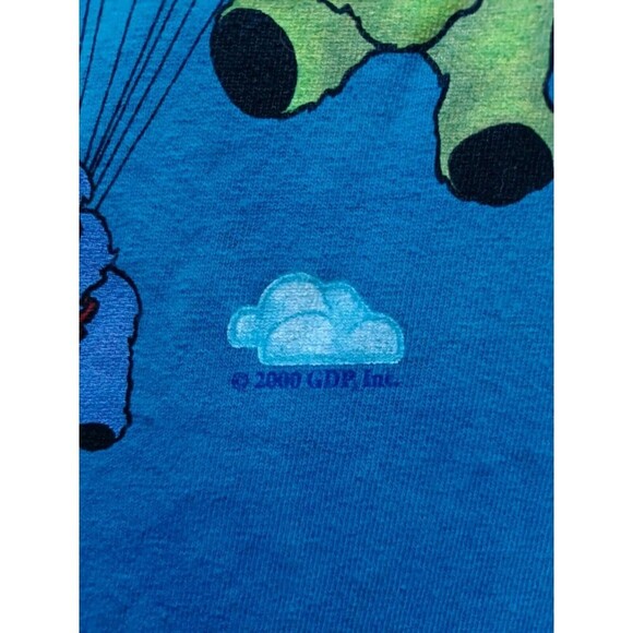 Liquid Blue Grateful Dead T-Shirt Men's Size XL Parachuting Bears Double Graphic - Picture 4 of 9